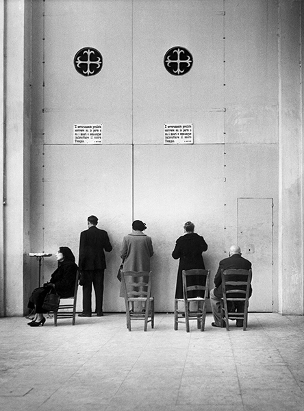 Palermo. In the church of St Domenico, 1953